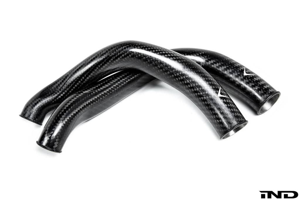 Kies-Motorsports iND Distribution Eventuri BMW F8X M2C M3 M4 S55 Black Carbon Charge Pipe Set - Matte