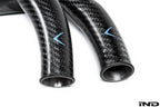 Kies-Motorsports iND Distribution Eventuri BMW F8X M2C M3 M4 S55 Black Carbon Charge Pipe Set - Matte