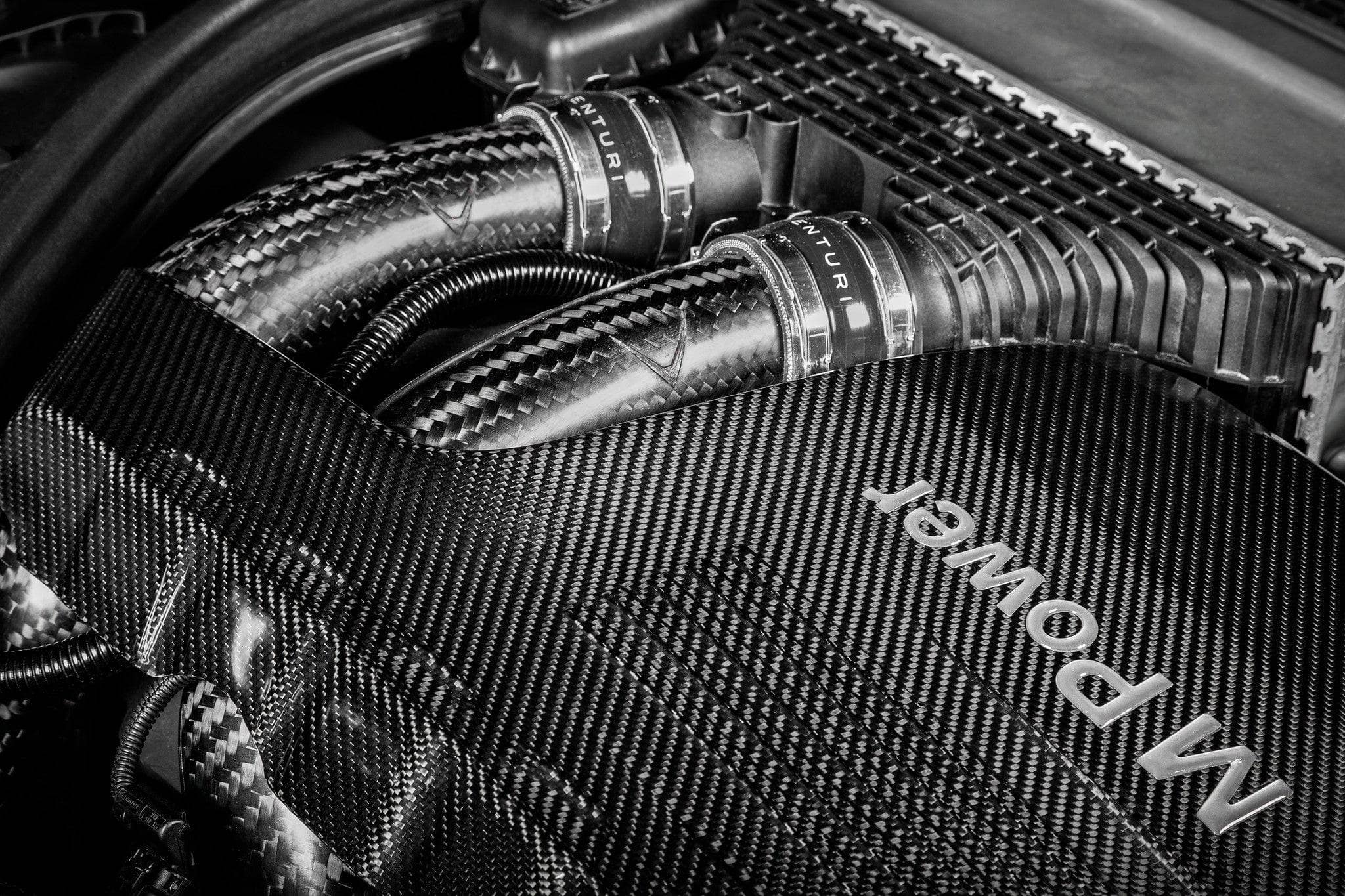 Eventuri BMW F8X M2C M3 M4 S55 Black Carbon Charge Pipe Set - Matte Secondary image