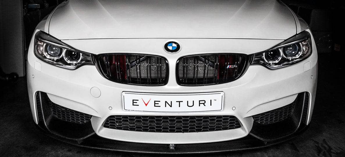 Kies-Motorsports iND Distribution Eventuri BMW F8X M3 / M4 Black Carbon Air Scoop Set