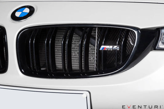 Kies-Motorsports iND Distribution Eventuri BMW F8X M3 / M4 Black Carbon Air Scoop Set