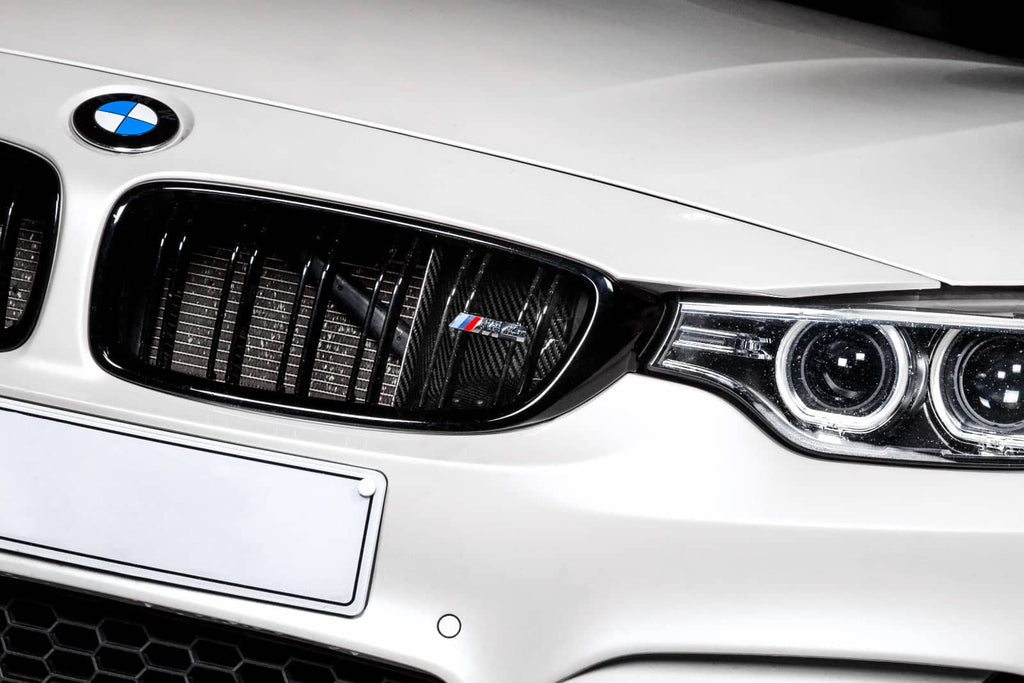 Kies-Motorsports iND Distribution Eventuri BMW F8X M3 / M4 Black Carbon Air Scoop Set
