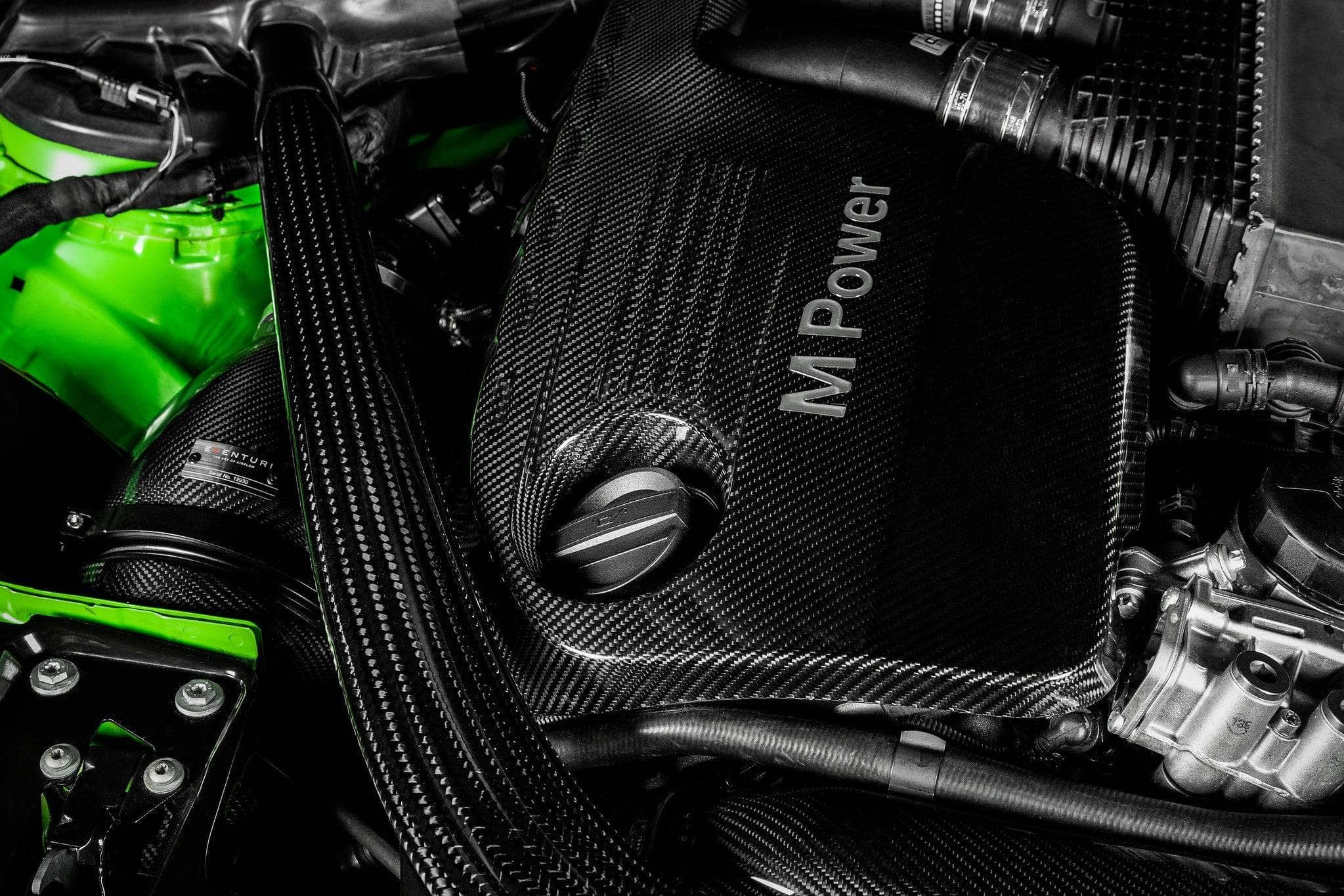 Kies-Motorsports iND Distribution Eventuri BMW F8X M3 / M4 Black Carbon Intake System - V2