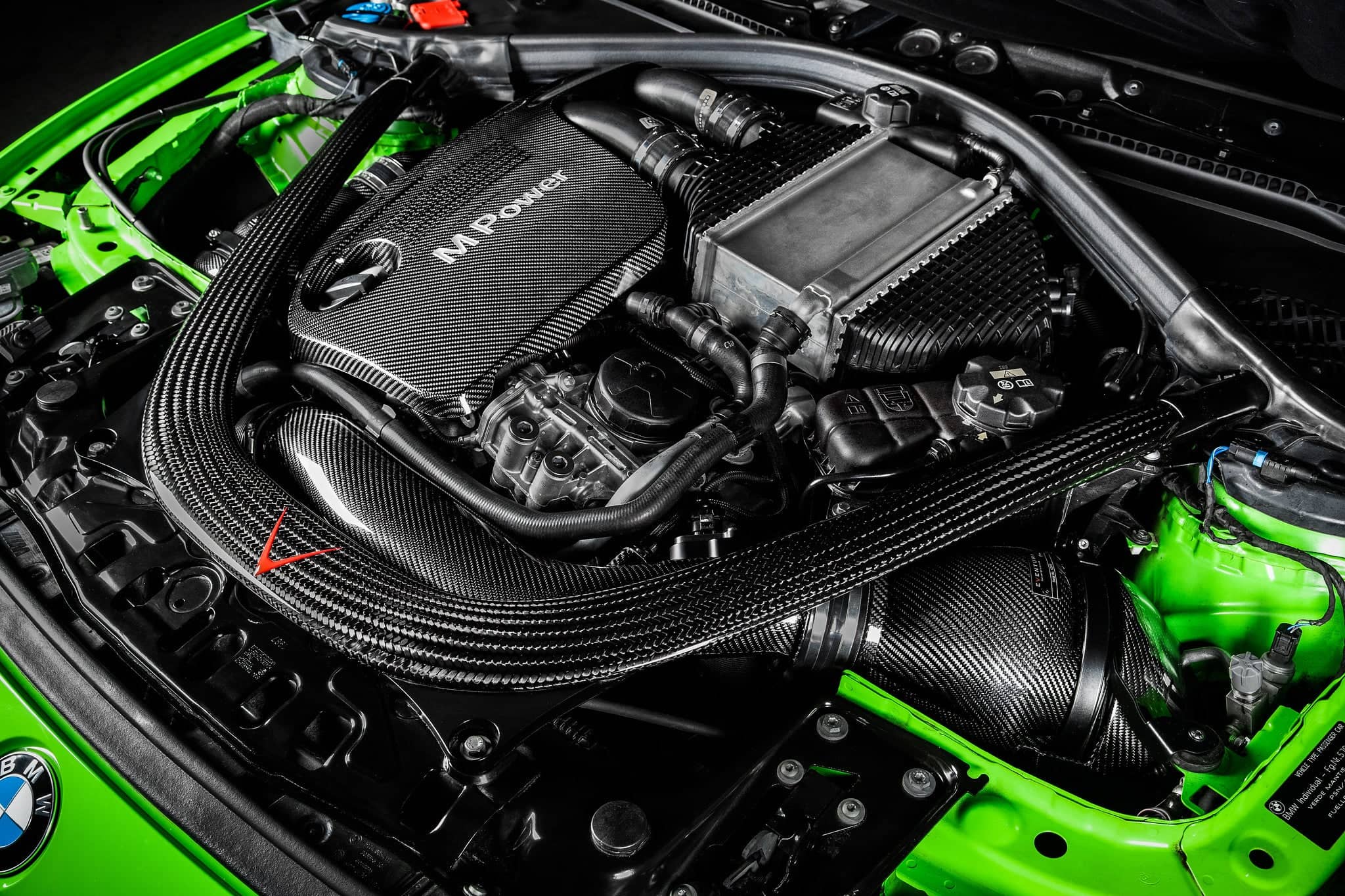 Eventuri BMW F8X M3 / M4 Black Carbon Intake System - V2 Secondary image