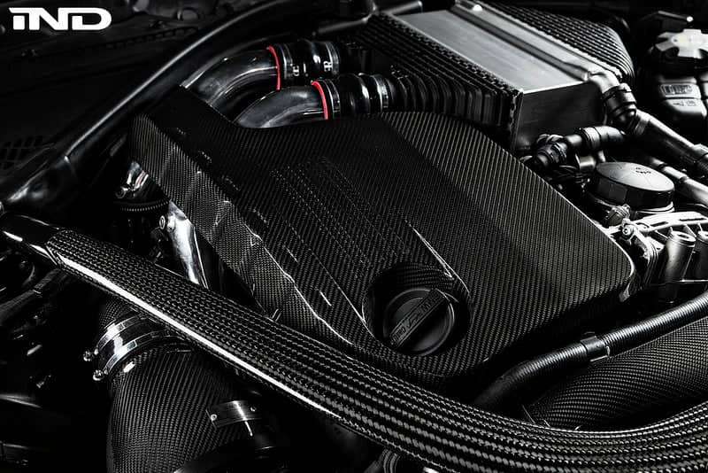 Kies-Motorsports iND Distribution Eventuri BMW F8X M3 / M4 S55 Black Carbon Engine Cover