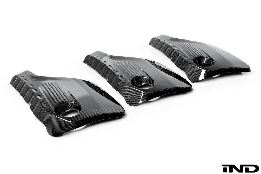 Kies-Motorsports iND Distribution Eventuri BMW F8X M3 / M4 S55 Black Carbon Engine Cover Black Carbon (EVE-F8XM-CF-ENG)