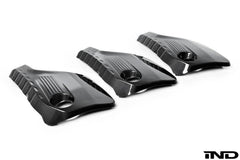 Kies-Motorsports iND Distribution Eventuri BMW F8X M3 / M4 S55 Black Carbon Engine Cover Black Carbon (EVE-F8XM-CF-ENG)