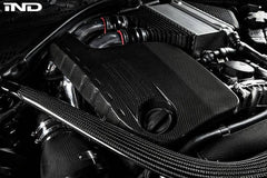 Kies-Motorsports iND Distribution Eventuri BMW F8X M3 / M4 S55 Black Carbon Engine Cover Black Carbon (EVE-F8XM-CF-ENG)