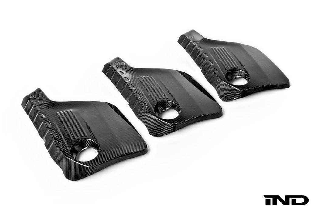 Kies-Motorsports iND Distribution Eventuri BMW F8X M3 / M4 S55 Black Carbon Engine Cover Black Carbon (EVE-F8XM-CF-ENG)