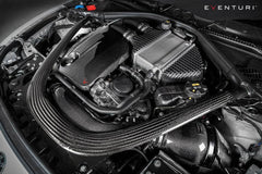 Kies-Motorsports iND Distribution Eventuri BMW F8X M3 / M4 S55 Black Carbon Engine Cover Black Carbon (EVE-F8XM-CF-ENG)