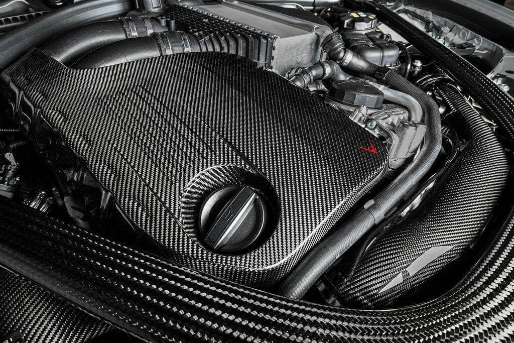 Kies-Motorsports iND Distribution Eventuri BMW F8X M3 / M4 S55 Black Carbon Engine Cover Black Carbon (EVE-F8XM-CF-ENG)