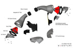 Kies-Motorsports iND Distribution Eventuri BMW F90 M5 / F9X M8 Black Carbon Intake System - V2