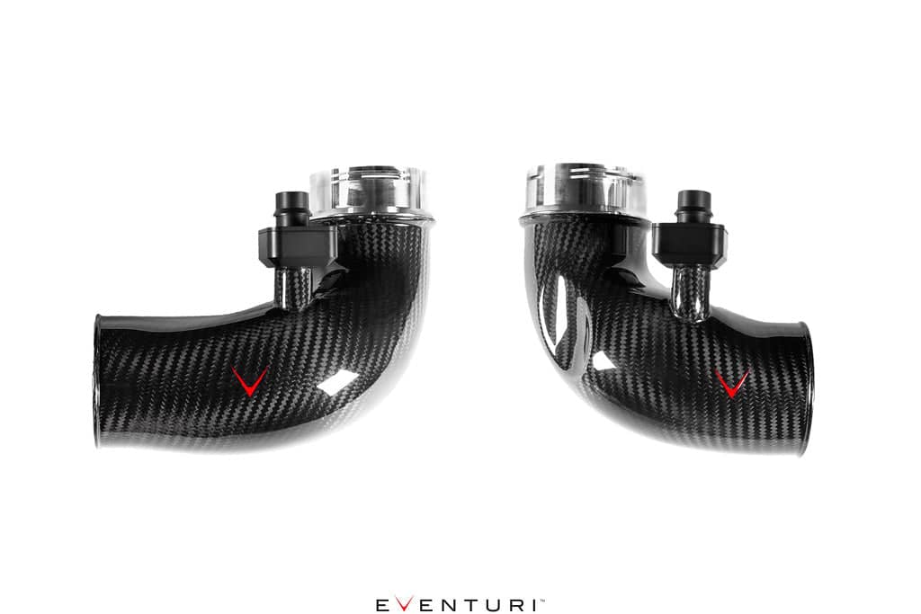 Kies-Motorsports iND Distribution Eventuri BMW F90 M5 / F9X M8 Carbon Turbo Inlet Set