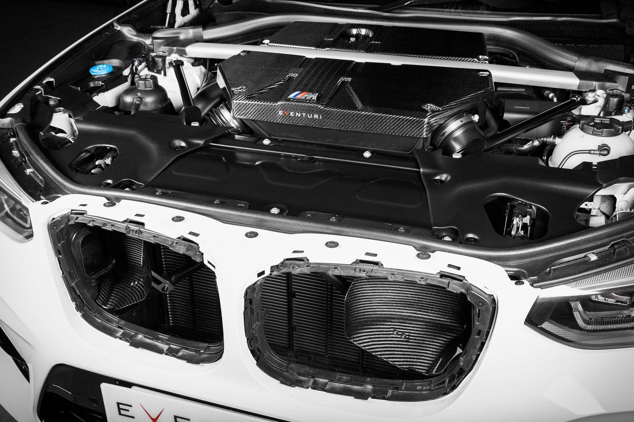 Kies-Motorsports iND Distribution Eventuri BMW F97 X3M / F98 X4M Black Carbon Intake System