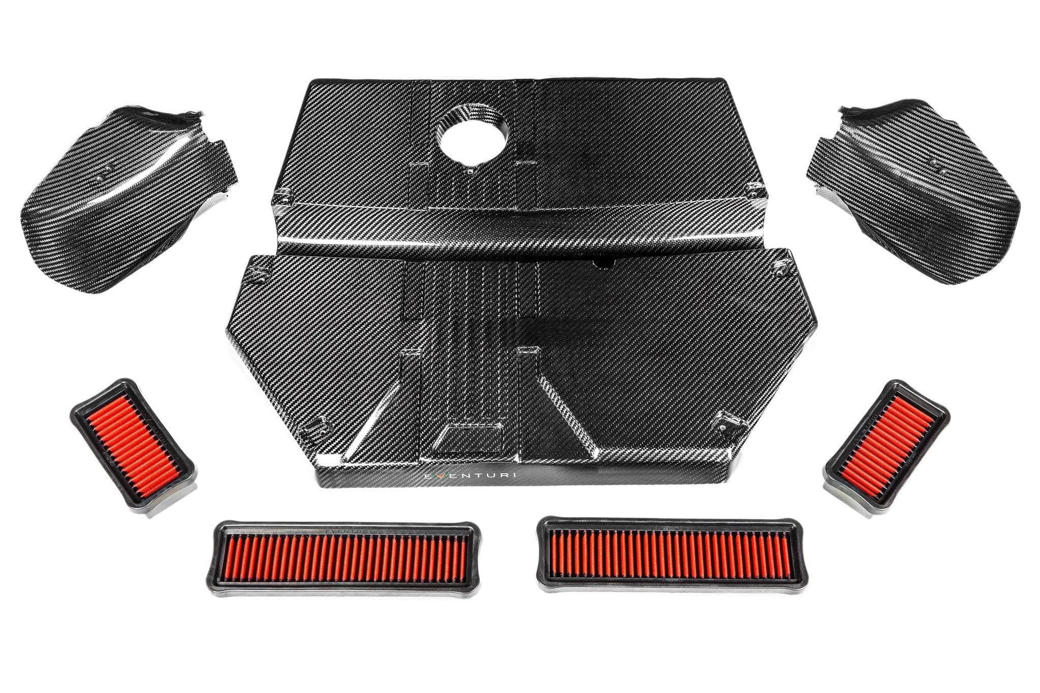 Kies-Motorsports iND Distribution Eventuri BMW F97 X3M / F98 X4M Black Carbon Intake System