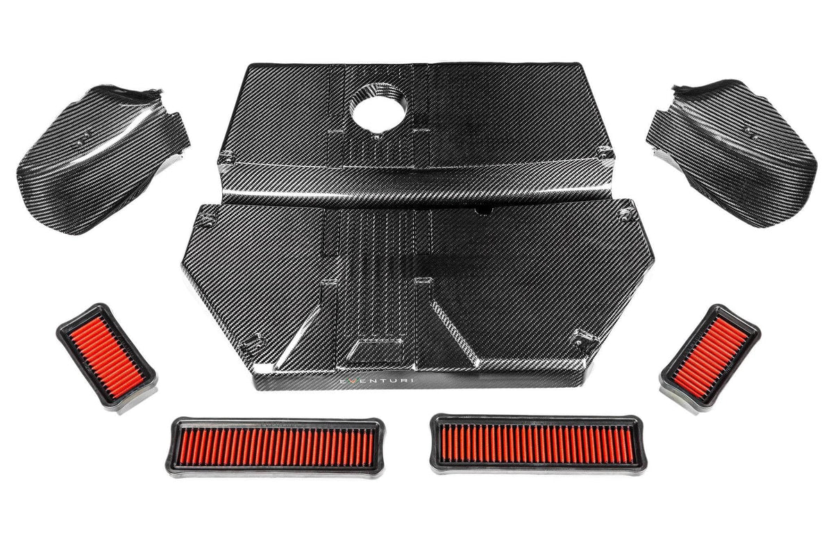 Kies-Motorsports iND Distribution Eventuri BMW F97 X3M / F98 X4M Black Carbon Intake System