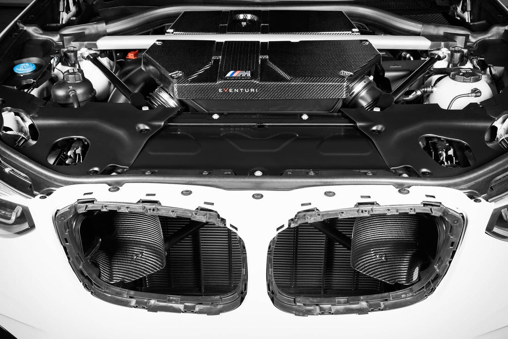 Kies-Motorsports iND Distribution Eventuri BMW F97 X3M / F98 X4M Black Carbon Intake System