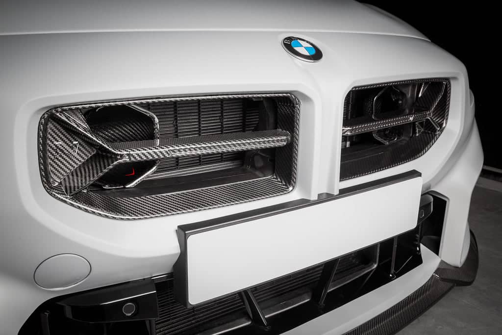 Kies-Motorsports iND Distribution Eventuri BMW G87 M2 Black Carbon Intake Scoop Set