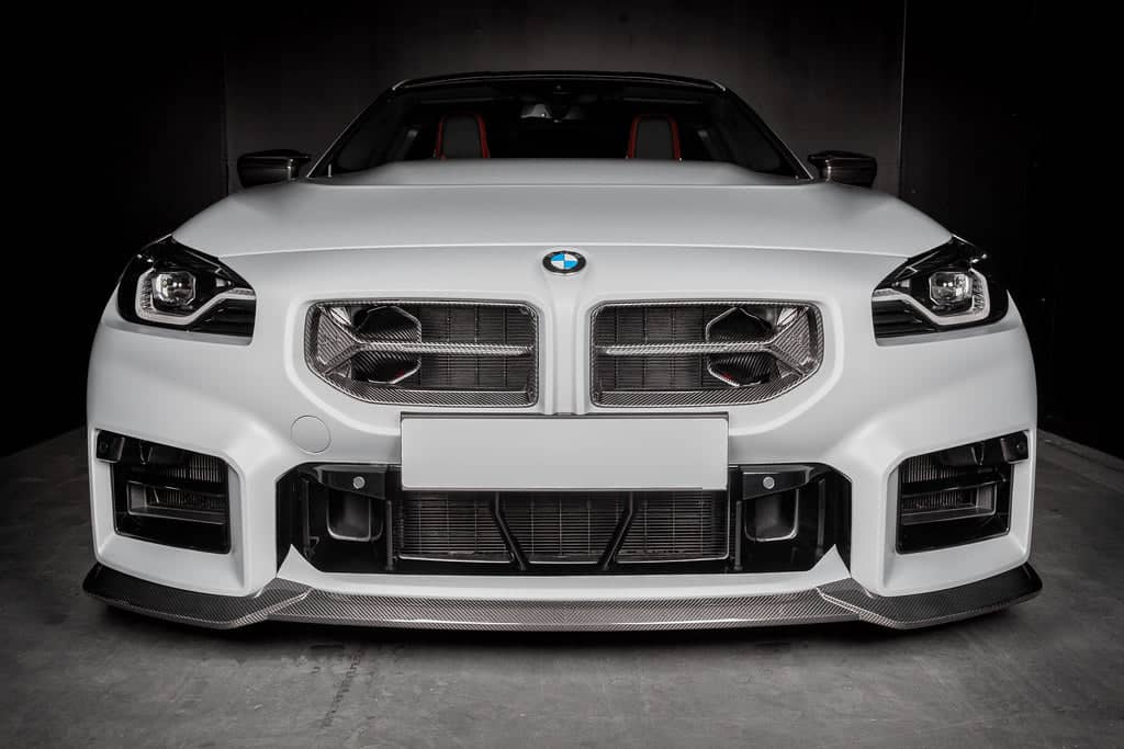 Kies-Motorsports iND Distribution Eventuri BMW G87 M2 Black Carbon Intake Scoop Set