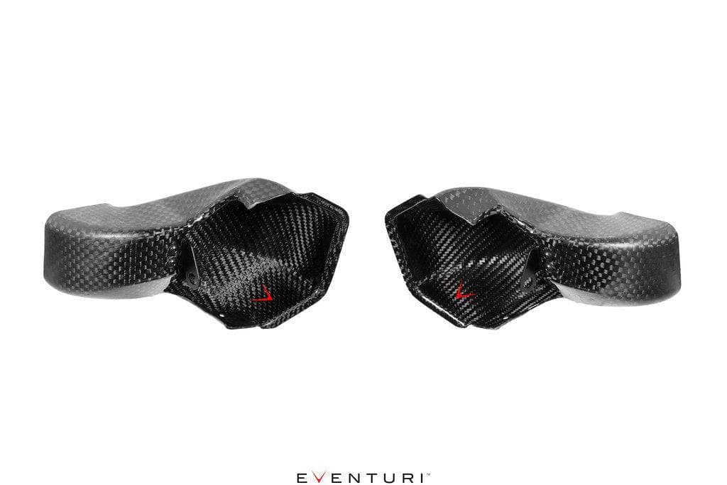 Kies-Motorsports iND Distribution Eventuri BMW G87 M2 Black Carbon Intake Scoop Set Gloss Carbon