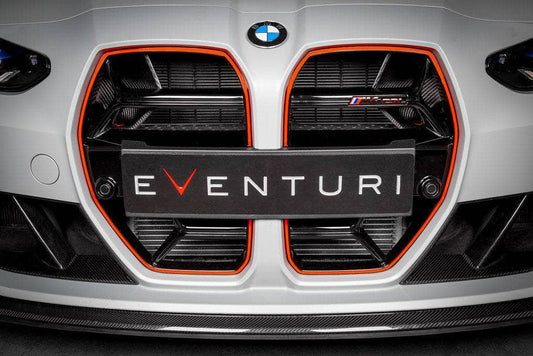 Kies-Motorsports iND Distribution Eventuri BMW G8X M3 / M4 Black Carbon Intake Scoop Set