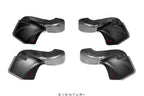Kies-Motorsports iND Distribution Eventuri BMW G8X M3 / M4 Black Carbon Intake Scoop Set