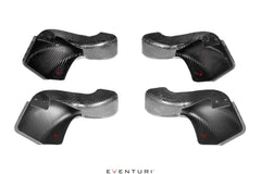 Kies-Motorsports iND Distribution Eventuri BMW G8X M3 / M4 Black Carbon Intake Scoop Set