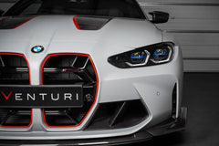 Kies-Motorsports iND Distribution Eventuri BMW G8X M3 / M4 Black Carbon Intake Scoop Set