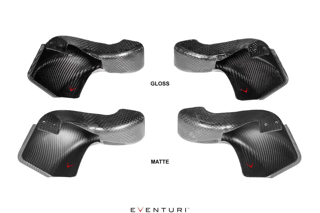 Kies-Motorsports iND Distribution Eventuri BMW G8X M3 / M4 Black Carbon Intake Scoop Set