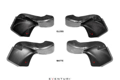 Kies-Motorsports iND Distribution Eventuri BMW G8X M3 / M4 Black Carbon Intake Scoop Set