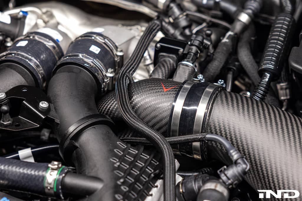 Kies-Motorsports iND Distribution Eventuri BMW G90 / G99 M5 (S68) Carbon Turbo Inlet Set