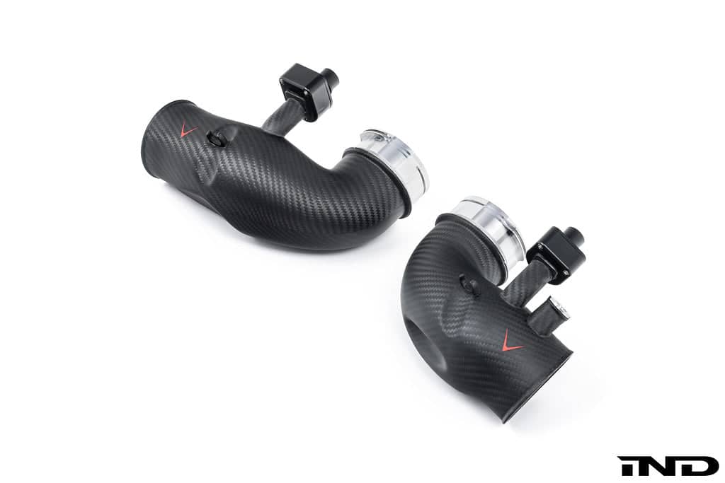 Kies-Motorsports iND Distribution Eventuri BMW G90 / G99 M5 (S68) Carbon Turbo Inlet Set Matte Carbon