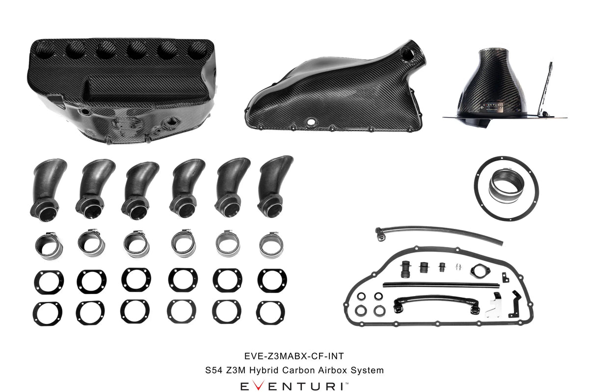Kies-Motorsports IND Distribution Eventuri E36/7 Z3M Hybrid Carbon Airbox System Main image
