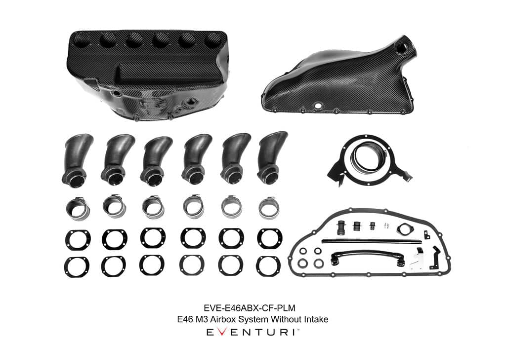Kies-Motorsports IND Distribution Eventuri E46 M3 Hybrid Carbon Airbox System For Existing Eventuri Intake Owners