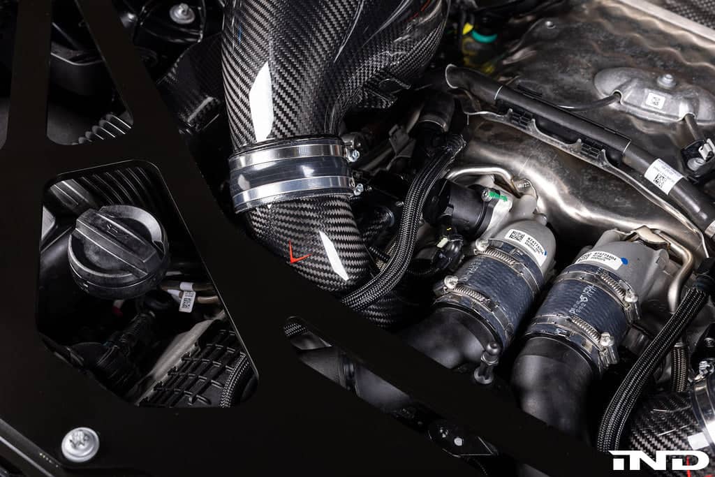 Kies-Motorsports iND Distribution Eventuri F9X X5M / X6M / G09 XM / M60i LCI Carbon Turbo Inlet Set
