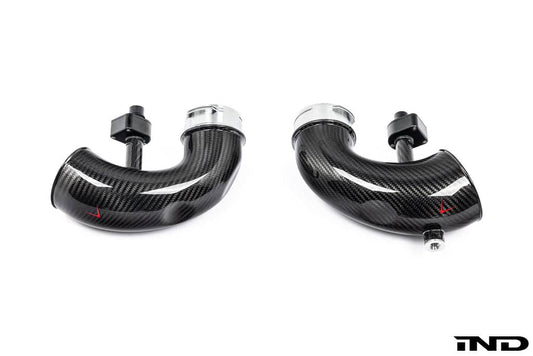 Kies-Motorsports iND Distribution Eventuri F9X X5M / X6M / G09 XM / M60i LCI Carbon Turbo Inlet Set