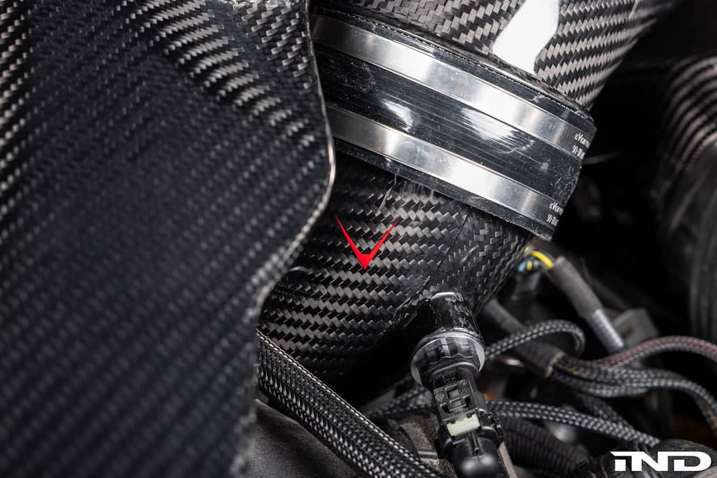 Kies-Motorsports iND Distribution Eventuri F9X X5M / X6M / G09 XM / M60i LCI Carbon Turbo Inlet Set