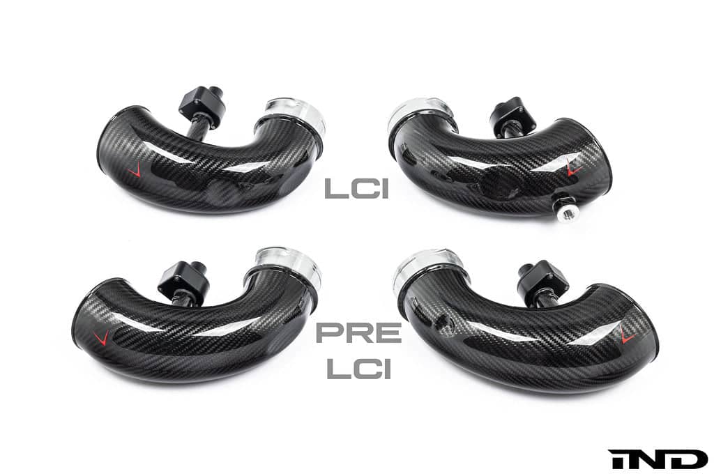 Kies-Motorsports iND Distribution Eventuri F9X X5M / X6M Pre-LCI Carbon Turbo Inlet Set