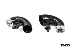 Kies-Motorsports iND Distribution Eventuri F9X X5M / X6M Pre-LCI Carbon Turbo Inlet Set