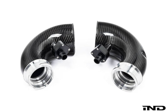 Kies-Motorsports iND Distribution Eventuri F9X X5M / X6M Pre-LCI Carbon Turbo Inlet Set