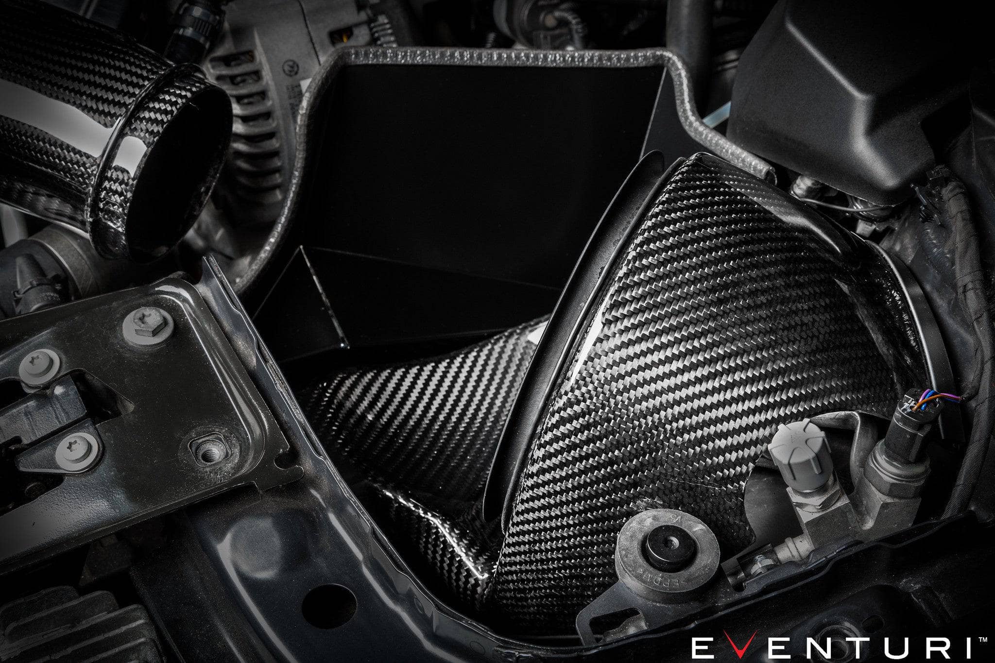 Kies-Motorsports iND Distribution Eventuri N55 Sealed Carbon Duct for V1 Intake System