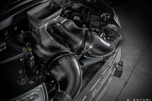 Kies-Motorsports iND Distribution Eventuri Porsche 991 991.2 Turbo / Turbo S Black Carbon Intake System