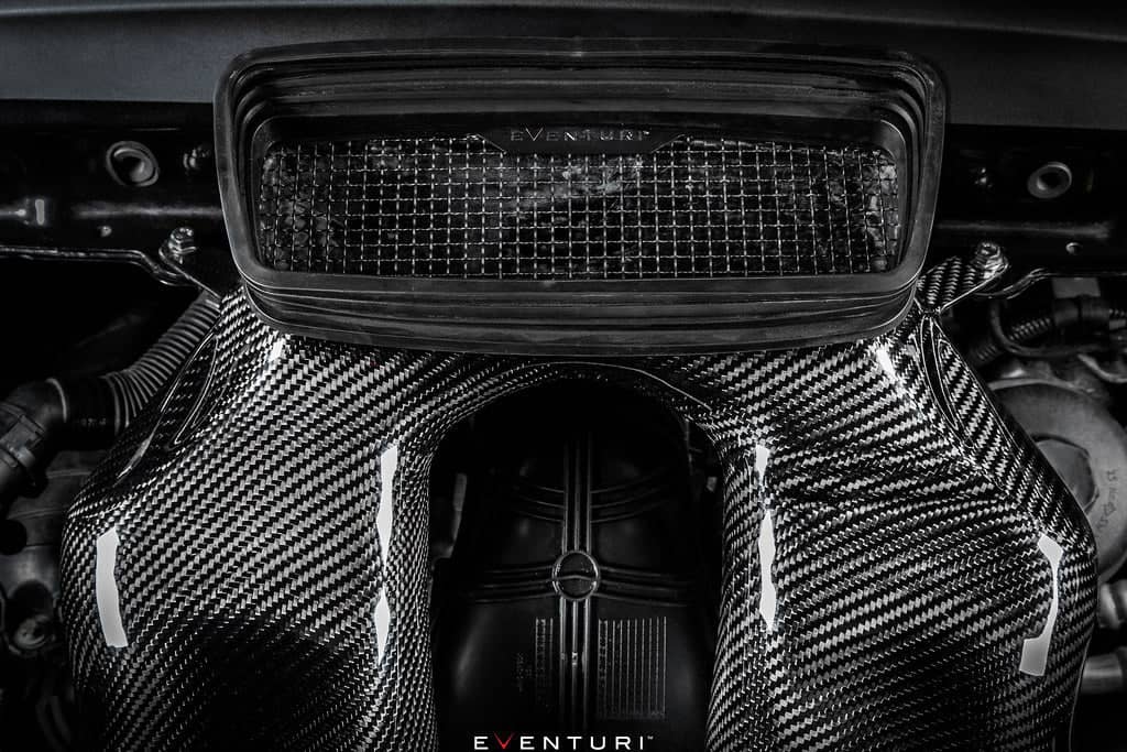 Kies-Motorsports iND Distribution Eventuri Porsche 991 991.2 Turbo / Turbo S Black Carbon Intake System