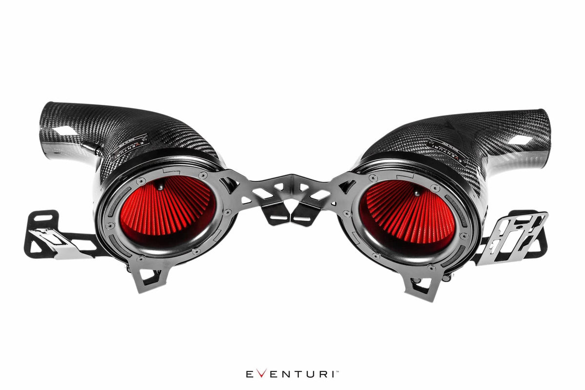 Kies-Motorsports iND Distribution Eventuri Porsche 991 991.2 Turbo / Turbo S Black Carbon Intake System