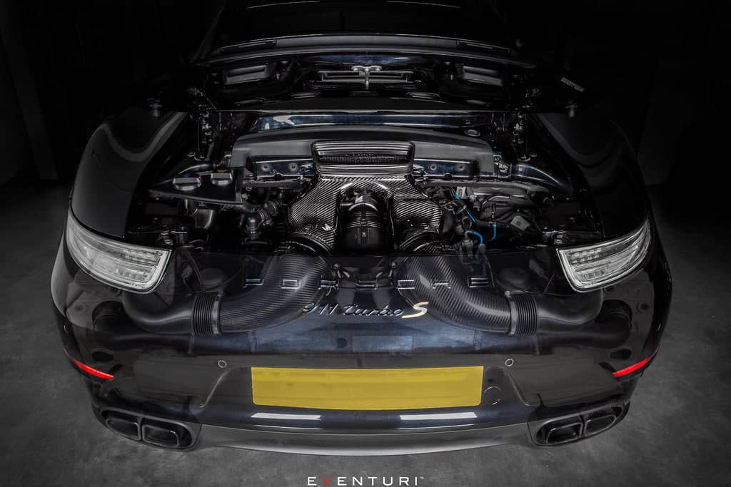 Kies-Motorsports iND Distribution Eventuri Porsche 991 991.2 Turbo / Turbo S Black Carbon Intake System