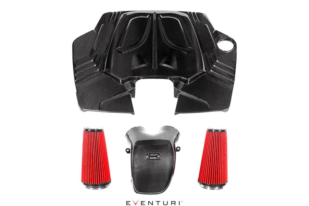 Kies-Motorsports iND Distribution Eventuri Porsche Cayenne 3.0 Turbo V6 Black Carbon Intake System