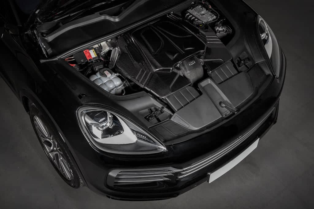 Kies-Motorsports iND Distribution Eventuri Porsche Cayenne 3.0 Turbo V6 Black Carbon Intake System