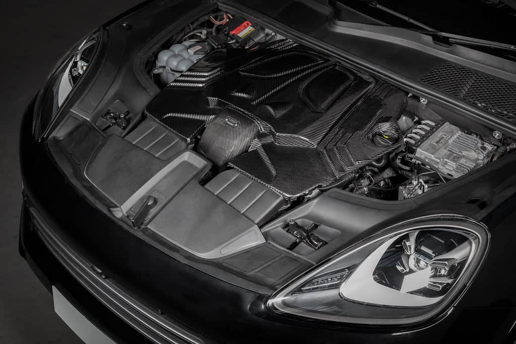 Kies-Motorsports iND Distribution Eventuri Porsche Cayenne 3.0 Turbo V6 Black Carbon Intake System