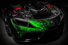 Kies-Motorsports iND Distribution Eventuri Toyota A90 Supra Black Carbon Headlamp Race Duct