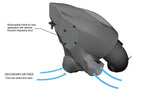 Kies-Motorsports iND Distribution Eventuri Toyota A90 Supra Black Carbon Headlamp Race Duct